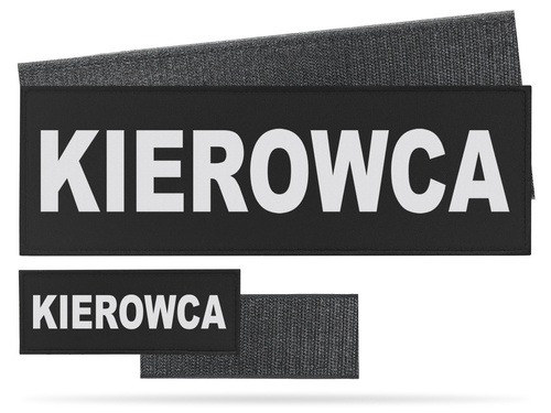 KIEROWCA zestaw naszywek odblaskowych