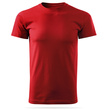 Męska koszulka bawełniana T-shirt - czerwony