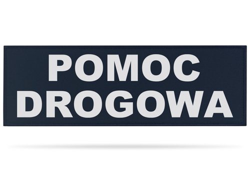 POMOC DROGOWA naszywka odblaskowa 
