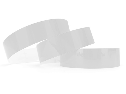Odblaskowa taśma samoprzylepna biała 2,5 cm