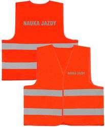 NAUKA JAZDY kamizelka odblaskowa