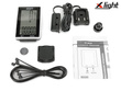 Rowerowy licznik przewodowy XLIGHT JY-M19-CL / 16 funkcji