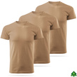 Zestaw bawełnianych koszulek gładkich PIASKOWYCH - 3 PAK