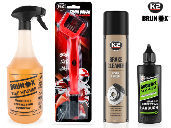 Zestaw do czyszczenia roweru i konserwacji napędu - MINI