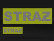 STRAŻ zestaw naszywek odblaskowych