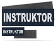 INSTRUKTOR zestaw emblematów odblaskowych