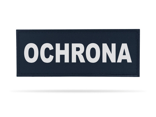 OCHRONA naszywka odblaskowa 