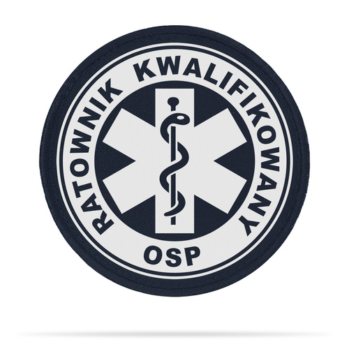 RATOWNIK KWALIFIKOWANY OSP naszywka odblaskowa