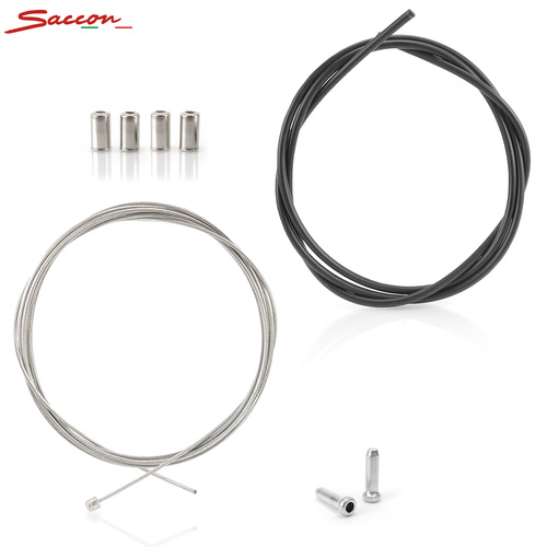 Zestaw linka z pancerzem i końcówkami do PRZERZUTKI  TYLNEJ