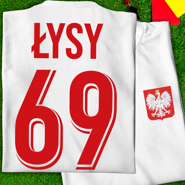 Bawełniana koszulka męska T-shirt z TWOIM NAPISEM I NUMEREM