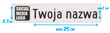 Naklejka z logiem YOU TUBE i Twoją nazwą social mediów - czarny odblask