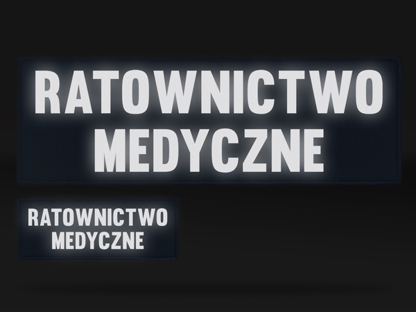 RATOWNICTWO MEDYCZNE zestaw emblematów 