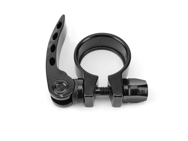 Obejma siodła 31,8 mm na zacisk - czarna