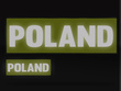 POLAND zestaw naszywek odblaskowych
