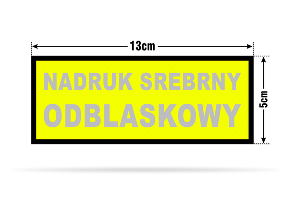 POLICJA naszywka odblaskowa