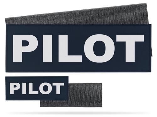 PILOT zestaw emblematów odblaskowych