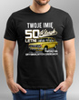 Koszulka bawełniana T-shirt nadruk IMIĘ - 50-letni KLASYK