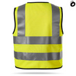 Kamizelka odblaskowa dla dzieci na rower, kolor żółty neonowy, wzrost 116 - 140 cm