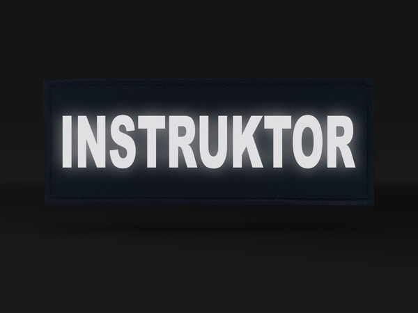 INSTRUKTOR emblemat odblaskowy