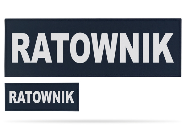 RATOWNIK zestaw naszywek odblaskowych
