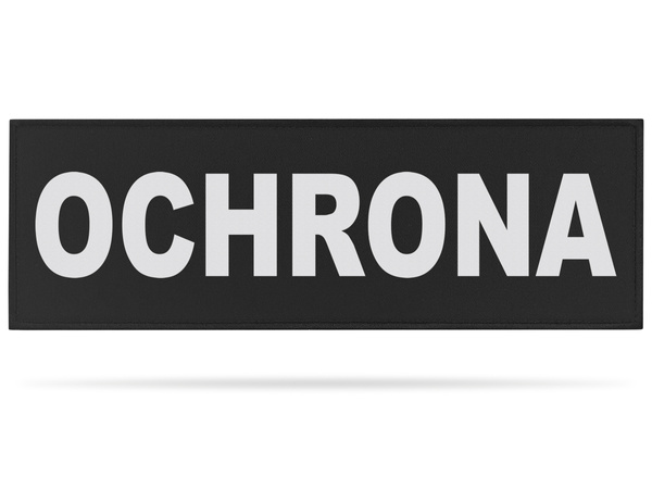 OCHRONA naszywka odblaskowa