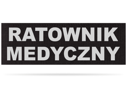 RATOWNIK MEDYCZNY emblemat odblaskowy