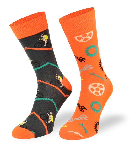 Kolorowe skarpetki – Rower