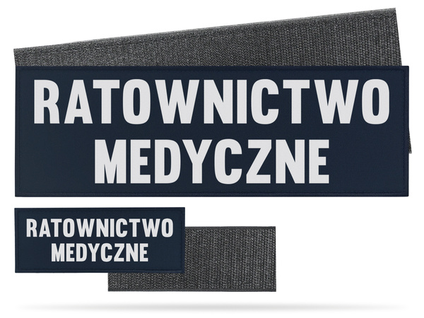 RATOWNICTWO MEDYCZNE zestaw emblematów 