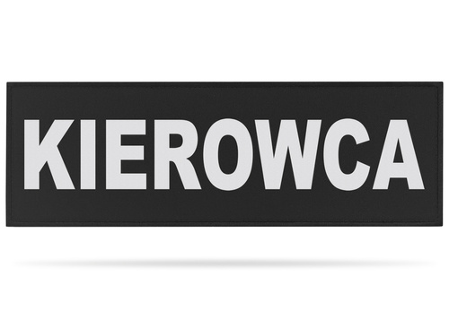 KIEROWCA naszywka odblaskowa