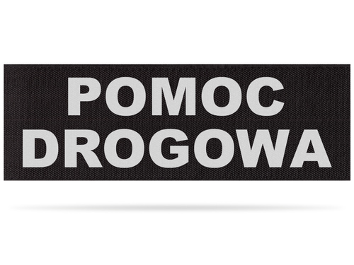 POMOC DROGOWA emblemat odblaskowy