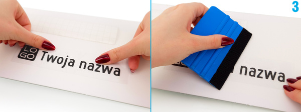 Naklejka z logiem YOU TUBE i Twoją nazwą social mediów - czarny odblask