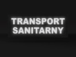 TRANSPORT SANITARNY naszywka odblaskowa