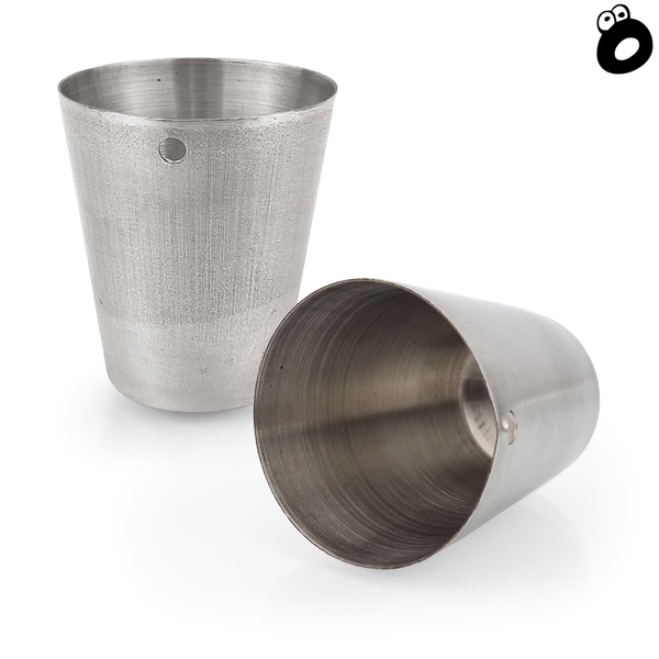 Zestaw imprezowy smycz odblaskowa GRANATOWA z kieliszkiem metalowym