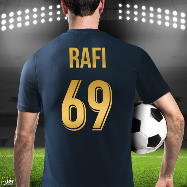 Sportowa koszulka termoaktywna T-shirt z TWOIM NAPISEM I NUMEREM