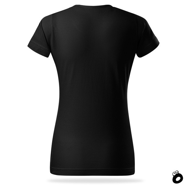 Zestaw 3 sztuk damskich koszulek bawełnianych T-shirt - kolor czarny