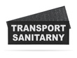 TRANSPORT SANITARNY naszywka odblaskowa