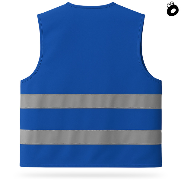 Kamizelka odblaskowa niebieska