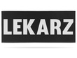 LEKARZ naszywka odblaskowa