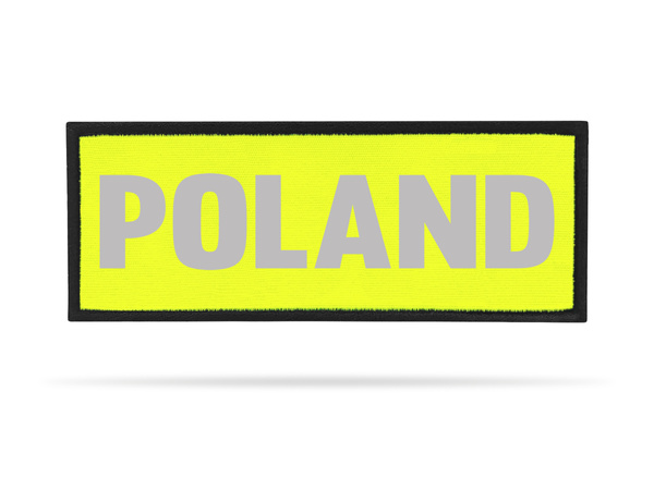 POLAND naszywka odblaskowa