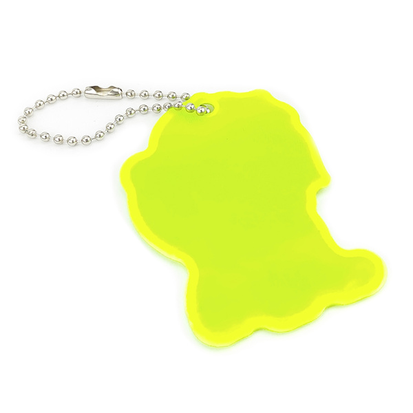 Zawieszka odblaskowa na łańcuszku - LEW