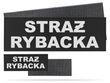 STRAŻ RYBACKA zestaw naszywek odblaskowych
