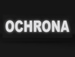 OCHRONA naszywka odblaskowa