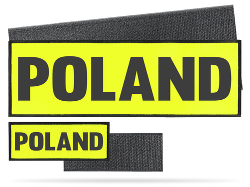 POLAND zestaw naszywek odblaskowych