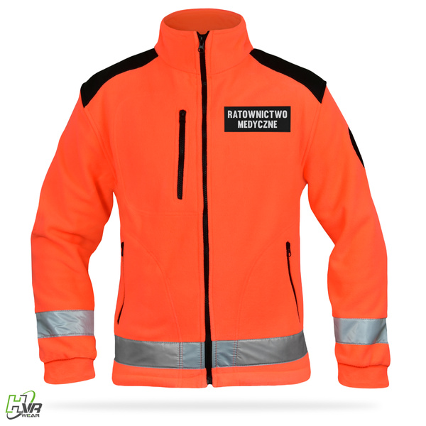 Bluza polarowa z emblematami RATOWNICTWO MEDYCZNE