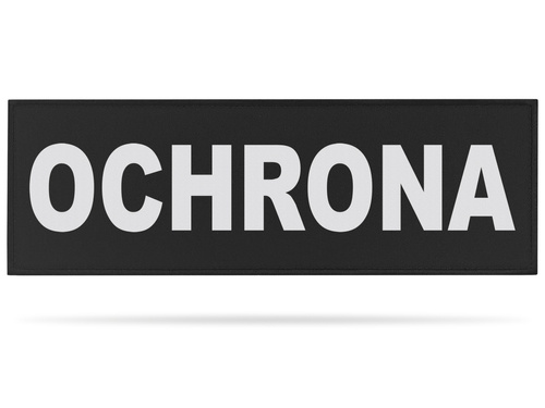 OCHRONA naszywka odblaskowa