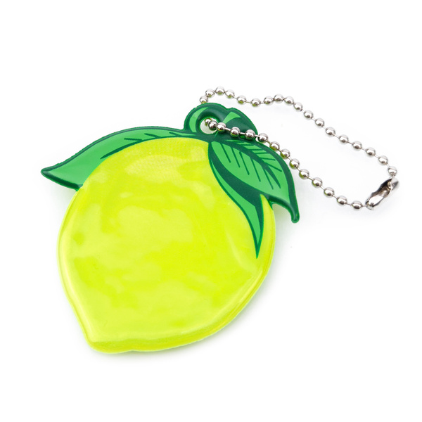Zawieszka odblaskowa na łańcuszku - CYTRYNA