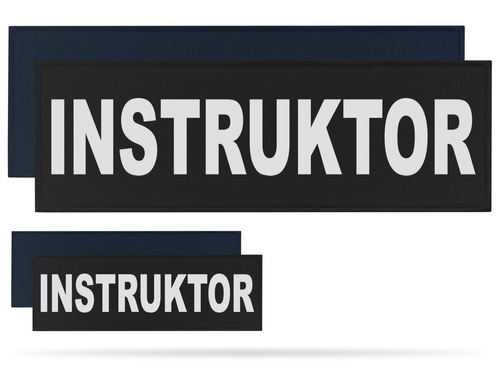 INSTRUKTOR zestaw naszywek odblaskowych
