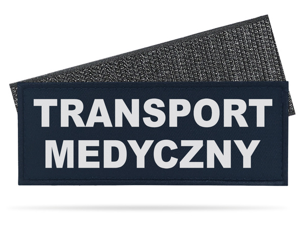 TRANSPORT MEDYCZNY emblemat odblaskowy