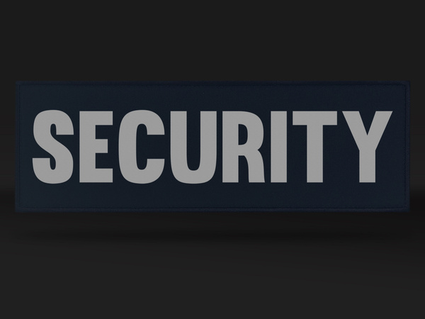SECURITY emblemat odblaskowy