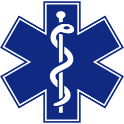 Naklejka medyczna odblaskowa – Eskulap